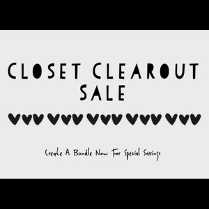 💥CLOSET CLEAROUT!🔥 EVERYTHING MUST GO!